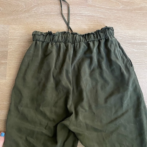 ZARA GREEN JOGGERS - Picture 3 of 3